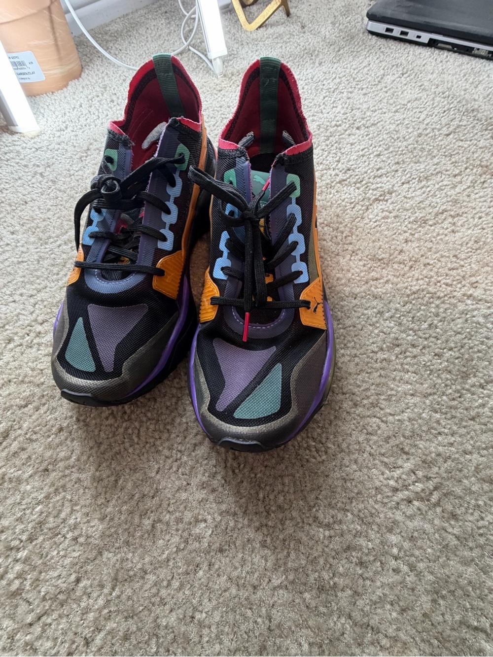 Puma LQDCELL Optic Sheer Mens Sneakers Multi-Color Mesh & Synthetic Size 8